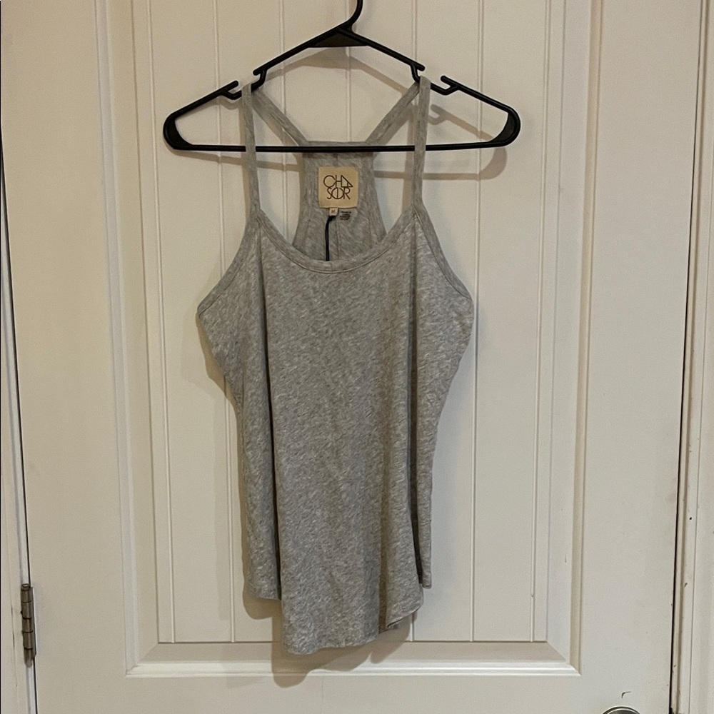 Chasers Medium Gray Women's Tank Top NWT
